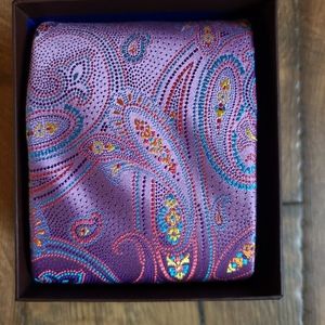 Lavender Paisley Robert Talbott Neck Tie